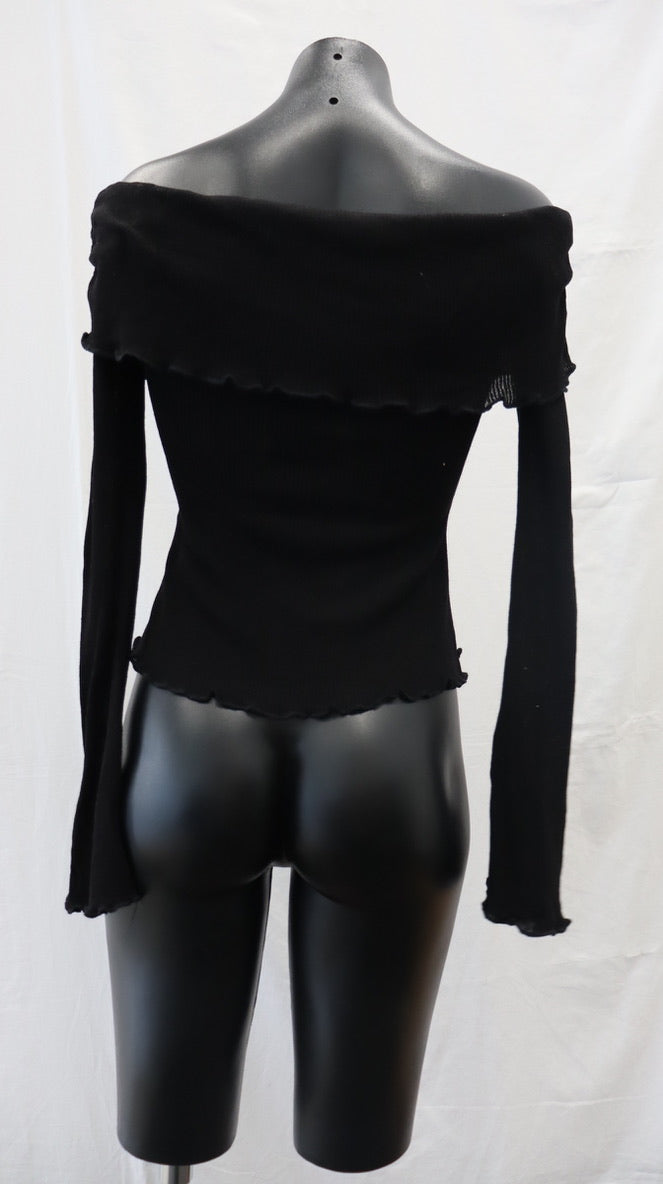 BAYSE Sheer Blouse S