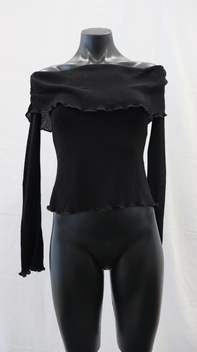 BAYSE Sheer Blouse S