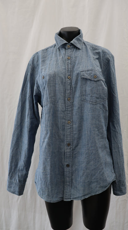 knights Society Button Up Mens L